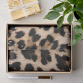 Leopard Gold Pink Glitzer Seidenpapier (Geschenk)