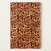 Leopard goldenes Jahr Planer (Rückseite)