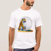 Leopard Golf Ball T - Shirt (Vorderseite)