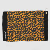 Leopard Golfhandtuch (Horizontal)