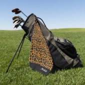 Leopard Golfhandtuch (Gras)