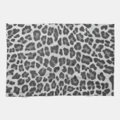 Leopard-grauer und hellgrauer Druck Küchentuch (Horizontal)
