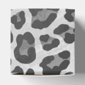 Leopard Gray and Light Gray Print Geschenkschachtel (Oben)