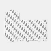 Leopard Gray and Light Gray Silhouette Geschenkschachtel (Ungefaltet)