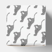 Leopard Gray and Light Gray Silhouette Geschenkschachtel (Oben)