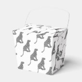 Leopard Gray and Light Gray Silhouette Geschenkschachtel (Vorderseite)