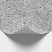 Leopard Gray Meow Kitty Cat Geschenkpapier (Ecke)