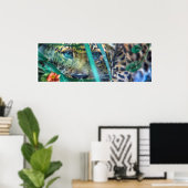 LEOPARD GREEN EYES GAZER POSTER (Heimbüro)