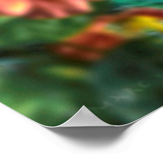 LEOPARD GREEN EYES GAZER POSTER (Ecke)