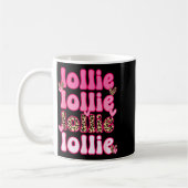 Leopard Groovy Lollie Valentine's Day Women Valent Kaffeetasse (Links)