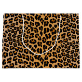 Leopard Große Geschenktüte (Vorderseite)