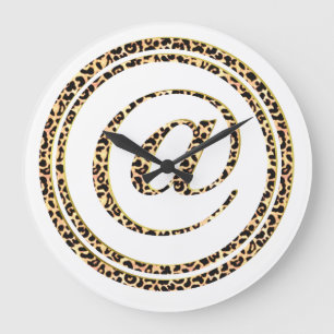 Leopard @ große wanduhr