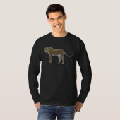 Leopard  Großkatzen-Wildlife T-Shirt (Vorne ganz)