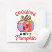 Leopard Growing Little A Pumpkin Fall Vibes Thanks Mousepad (Mit Mouse)