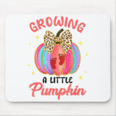 Leopard Growing Little A Pumpkin Fall Vibes Thanks Mousepad (Vorne)