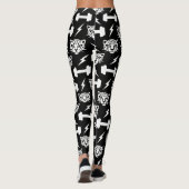 Leopard-Gym-Muster Leggings (Rückseite)