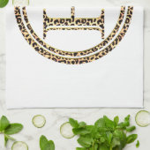 Leopard H Küchentuch (Gefaltet)