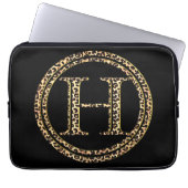 Leopard H Laptopschutzhülle (Vorderseite)