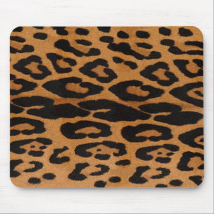 Leopard-Haar-Kalb-Mausunterlage Mousepad