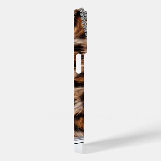 Leopard Handgeschriebener Name Pearl Diamond Neckl Case-Mate iPhone Hülle (Rückseite / Rechts)
