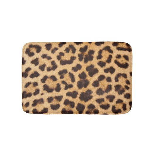 Leopard-Haut-Bad-Matte Badematte (Vorderseite)