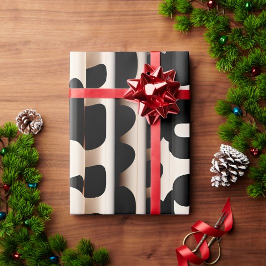 Leopard Haut Beige Moderne Muster Geschenkpapier (Feiertagsgeschenk)