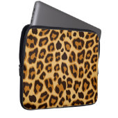 Leopard-Haut-Druck-Muster Laptopschutzhülle (Vorne Rechts)