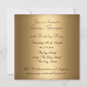 Leopard Haut Geburtstagsparty Einladung 5 (Rückseite)