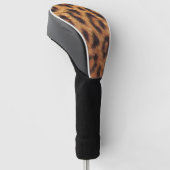 Leopard-Haut Golf Headcover (angewinkelt)