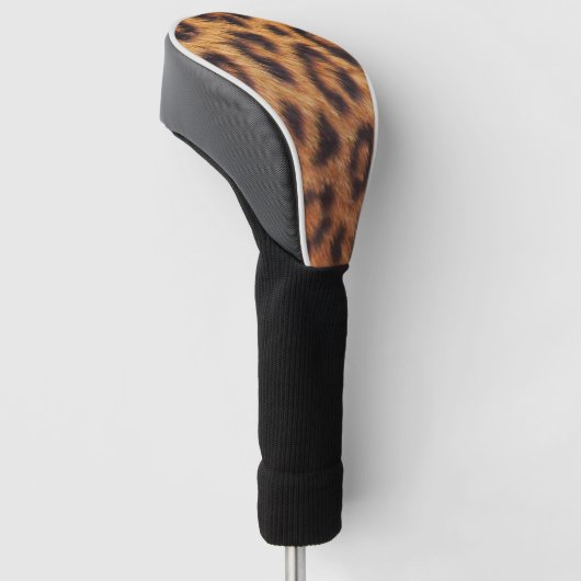 Leopard-Haut Golf Headcover (angewinkelt)