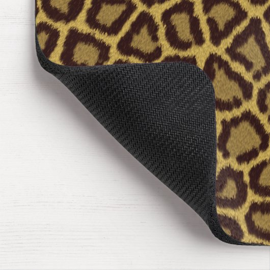 Leopard-Haut Mousepad (Ecke)