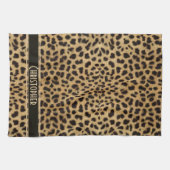 Leopard-Haut-Muster Handtuch (Horizontal)