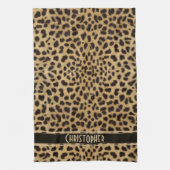 Leopard-Haut-Muster Handtuch (Vertikal)