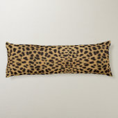 Leopard-Haut-Muster Seitenschläferkissen (Rückseite)