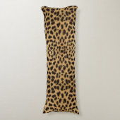 Leopard-Haut-Muster Seitenschläferkissen (Vorderseite Vertikal)