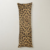 Leopard-Haut-Muster Seitenschläferkissen (Rückseite (Vertikal))