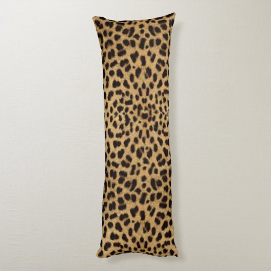 Leopard-Haut-Muster Seitenschläferkissen (Rückseite (Vertikal))