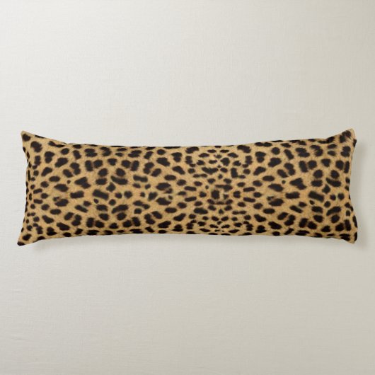 Leopard-Haut-Muster Seitenschläferkissen (Vorderseite)