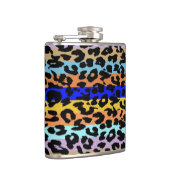 Leopard-Haut-Retro Muster 7 Flachmann (Rechts)