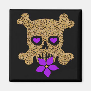 Leopard-Haut-Valentinsgruß Magnet