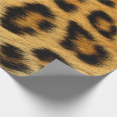 Leopard Hautfarbe Geschenkpapier (Ecke)