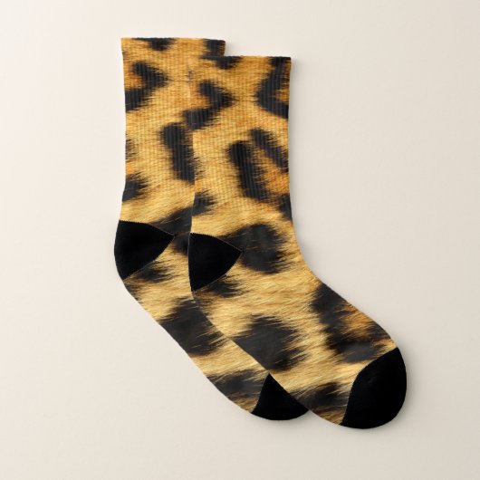 Leopard Hautfarbe Socken (Paar)
