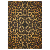 Leopard-Hautfellwand Klemmbrett (Rückseite)