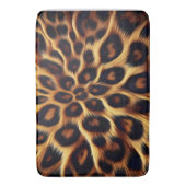 Leopard Haven: weiche Texturen, kühne Prints Badematte (Vorderseite Vertikal)