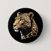 Leopard Head Button (Vorderseite)
