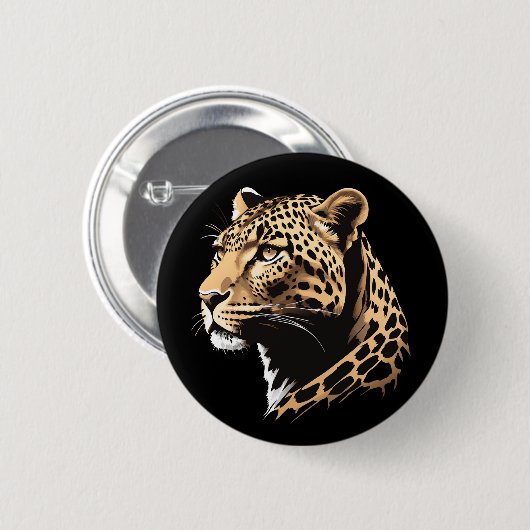 Leopard Head Button (Vorne & Hinten)