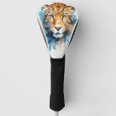 Leopard Head Golf Headcover (Vorderseite)