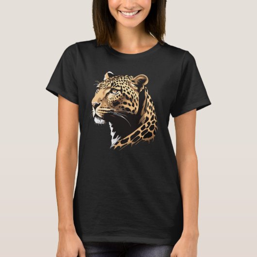 Leopard Head T-Shirt (Vorderseite)