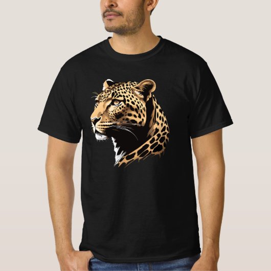 Leopard Head T-Shirt (Vorderseite)