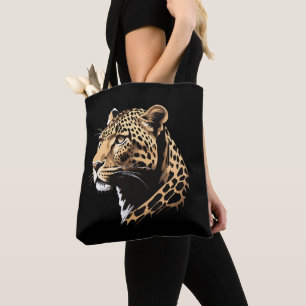 Leopard Head Tasche